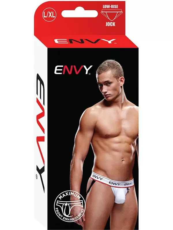 Белые мужские трусы-джоки - L/XL