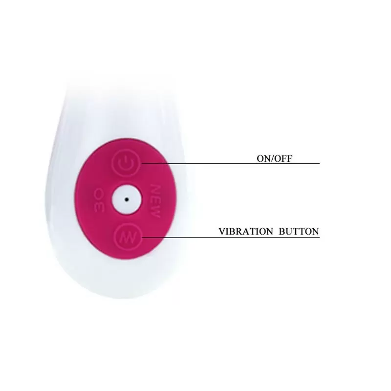 Функциональный вибратор Felix со стимулятором клитора – розовый