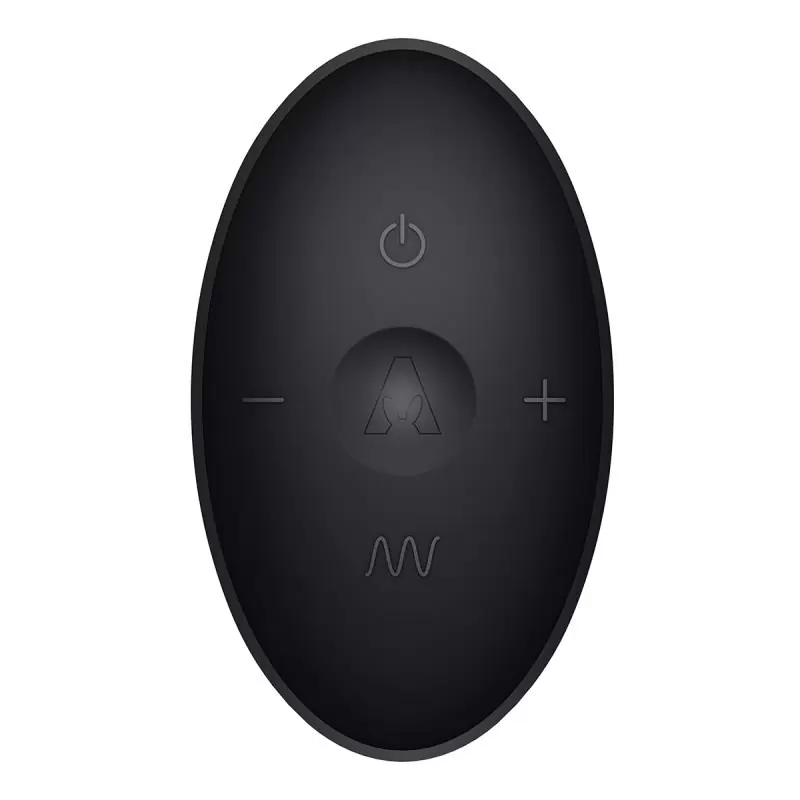 Перезарежаемый стимулятор простаты с вибрацией The Prostate Rabbit - черный