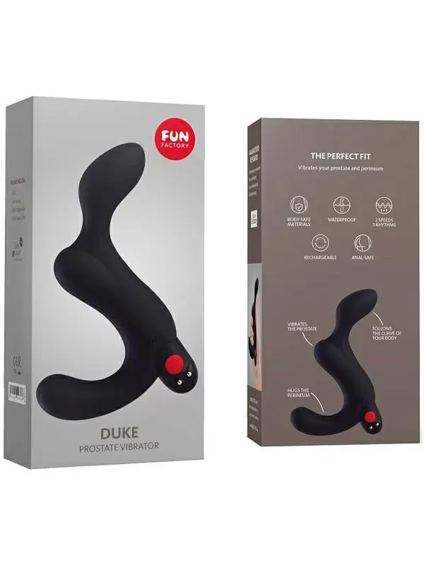 Массажер простаты Fun Factory Duke, 5 режимов, черный