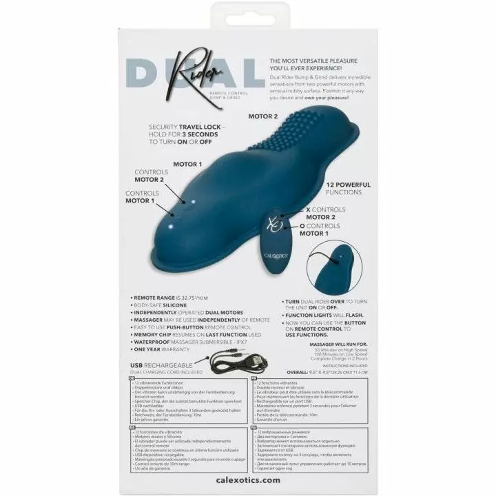 Вибромассажер Dual Rider Remote Control Bump & Grind