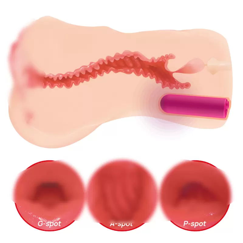 Мастурбатор в виде вагины с вибропулей Onahole edition 002 от Kokos