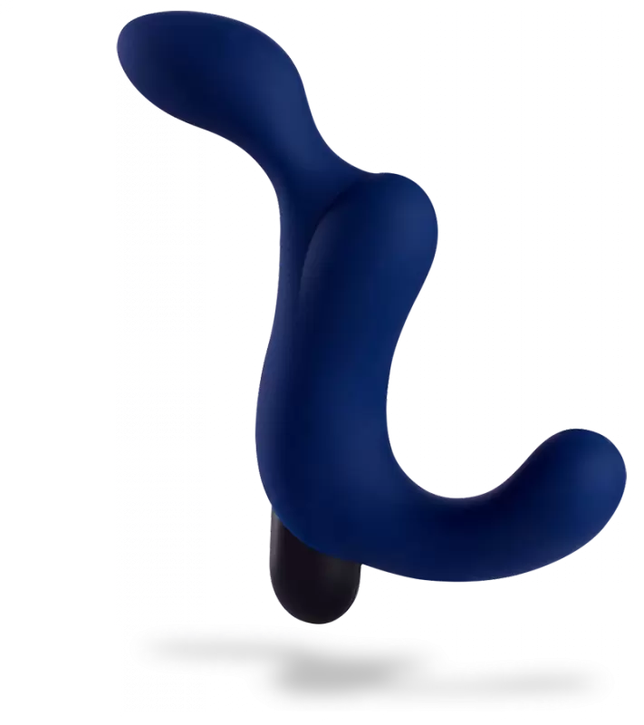 Мощный стимулятор простаты Fun Factory Duke, 5 режимов, 16,8 см, синий