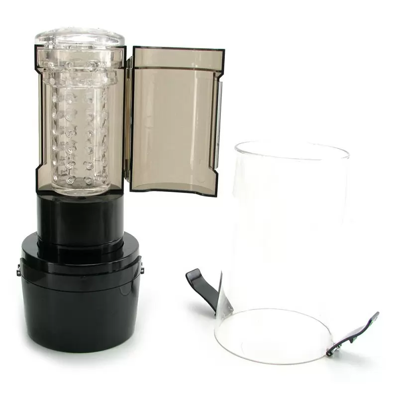 Мастурбатор с всасывающим эффектом Turbo Suck – черный