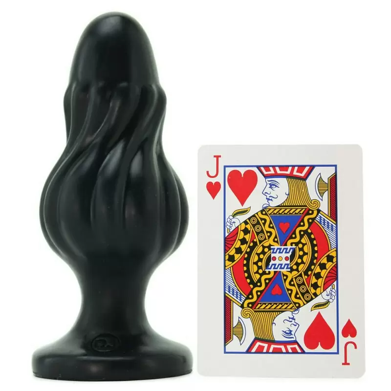 Анальная пробка Platinum Premium Silicone The Spin – черный