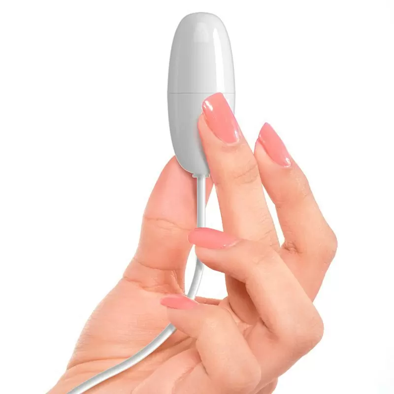 Вибропуля iSex с USB-питанием большая – белый