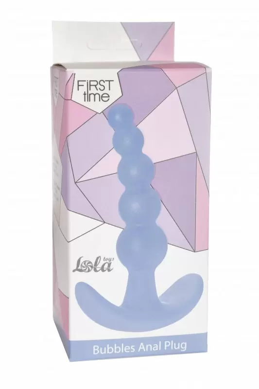 Анальная пробка Bubbles Anal Plug Blue 5001-02lola