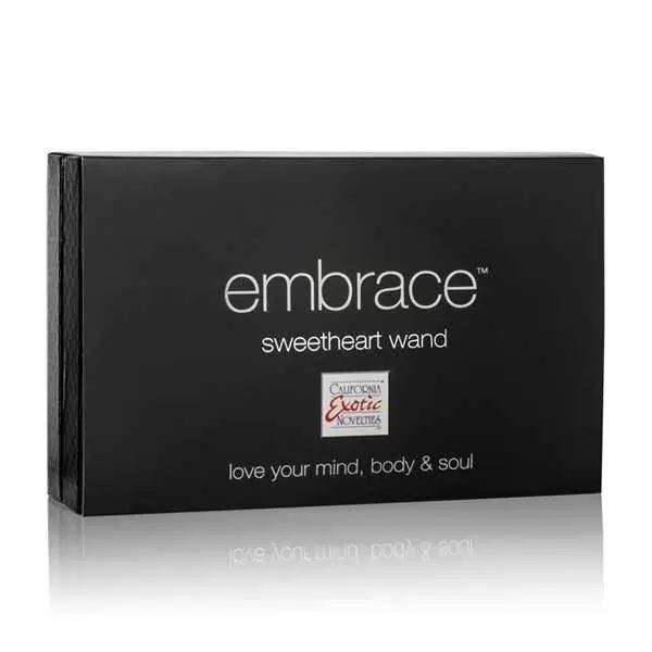 Вибромассажер Embrace Sweetheart Wand со стимуляцией клитора (Серый)