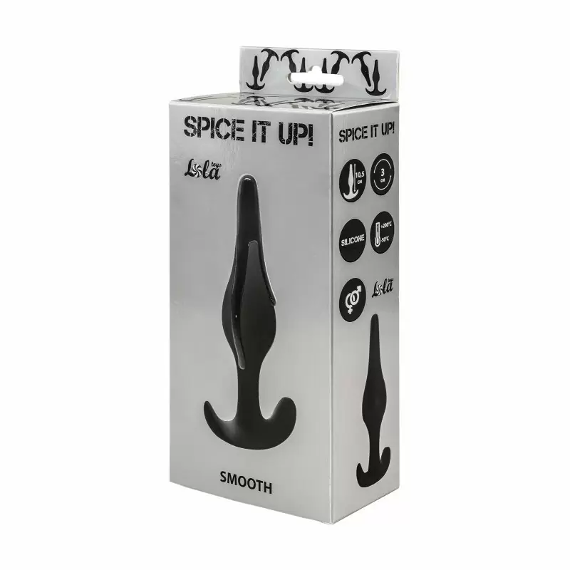 Анальная пробка Spice it up Smooth Black 8008-01lola