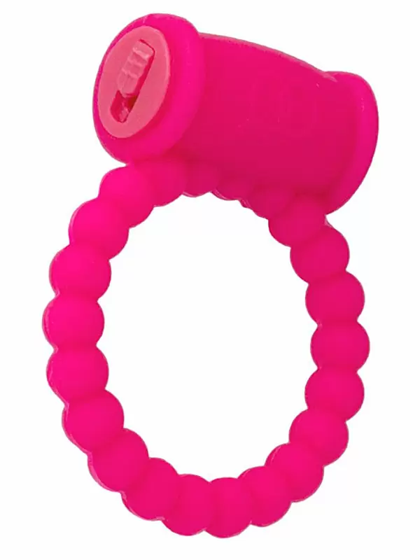 Эрекционное виброкольцо TOYFA A-Toys — розовое, диаметр 3,5 см