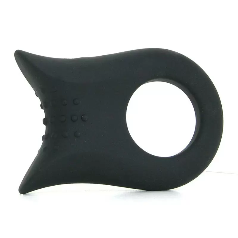 Эрекционное виброкольцо Ovo B2 текстурированное – черный