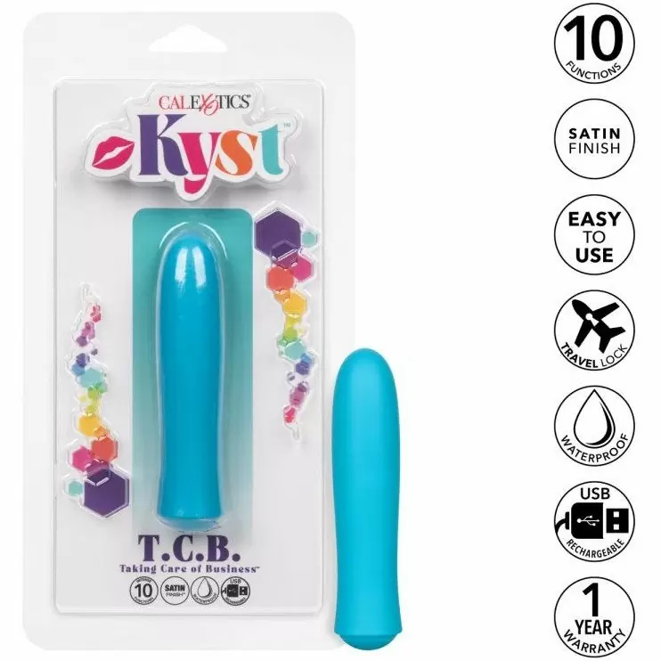 Миниатюрный перезаряжаемый вибромассажер Kyst T.C.B. Taking Care of Business