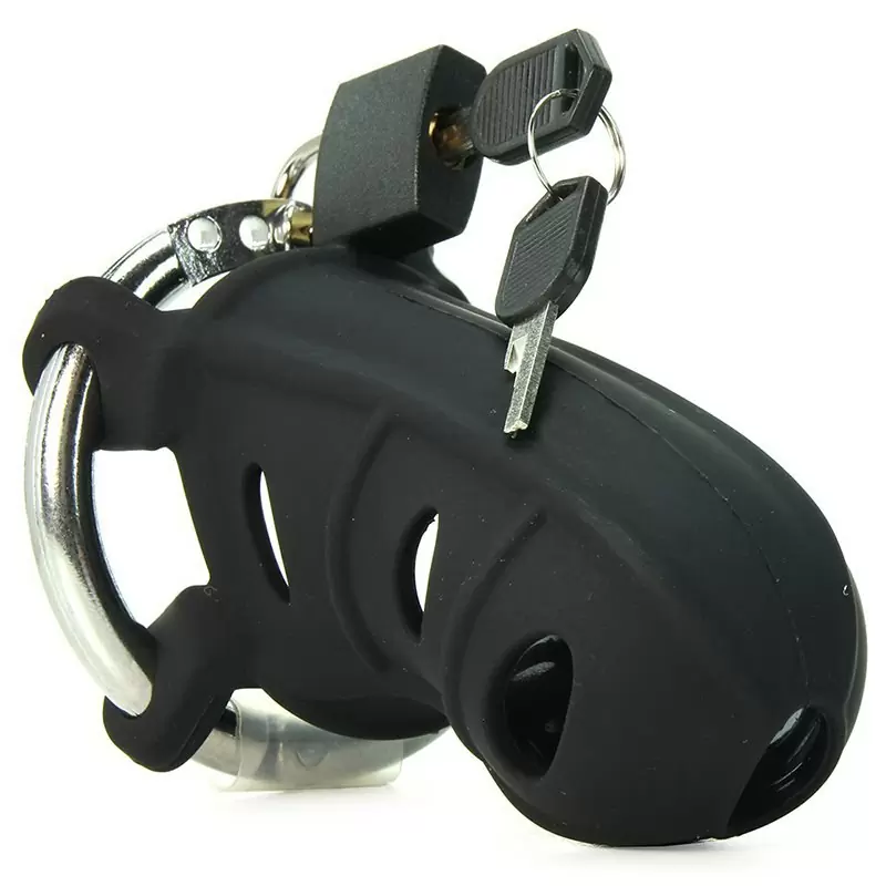 Замок верности Hardcore Silicone Cock Blocker – черный