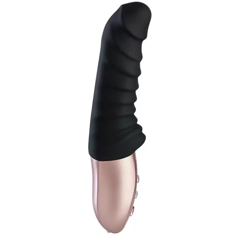 Фактурный вибратор Fun Factory Semilino, 17,5 см, силикон, черный