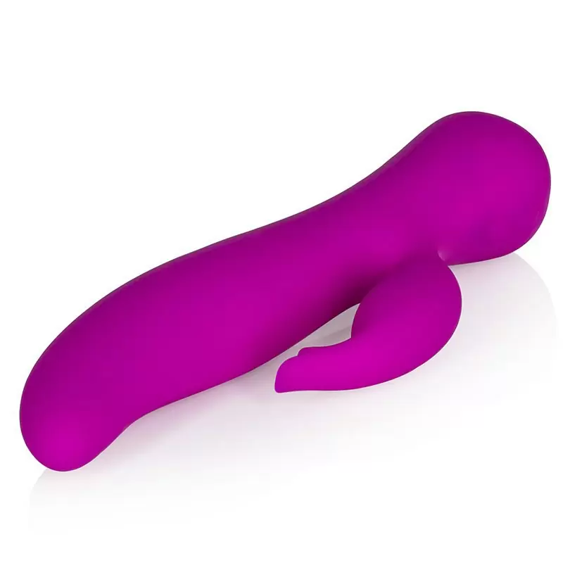 Вибромассажер Vanity Vr15 со стимулятором клитора в форме ротика – фиолетовый