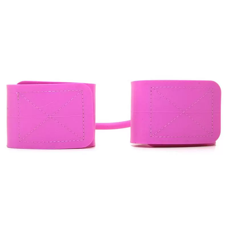 Наручники силиконовые Silicone Submissions Wrist Cuffs – розовые