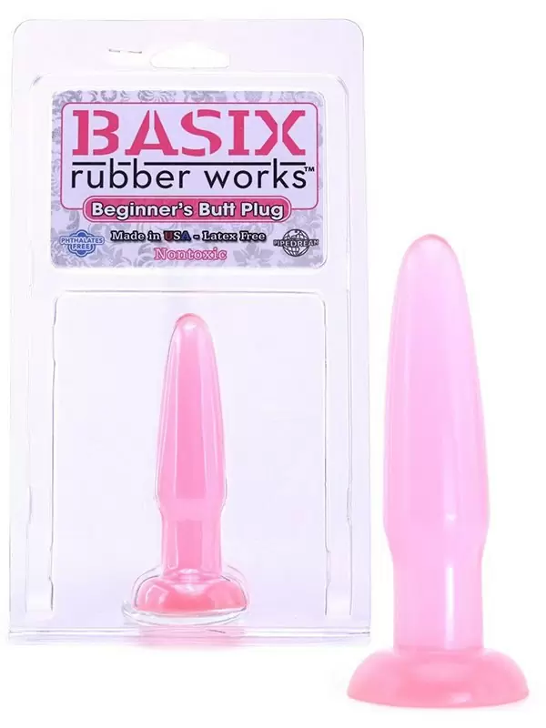 Анальная пробка для начинающих Beginner's Butt Plug – розовый