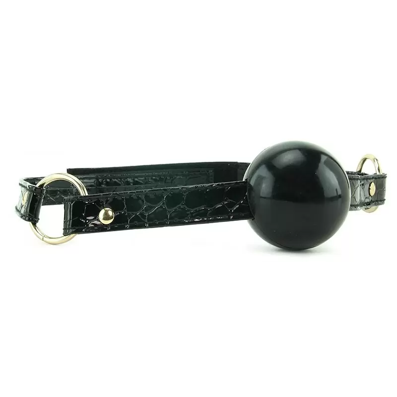 Кляп Fetish Fantasy Gold черный с золотом