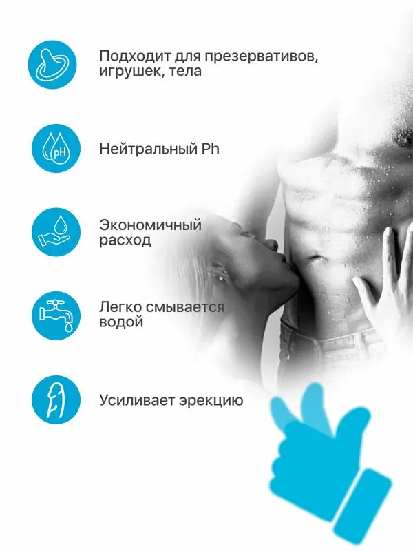 Возбуждающая смазка Joydrops Erection, для мужчин, 50 мл