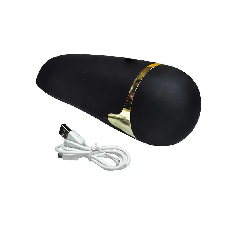 Перезаряжаемый маструбатор вагина RF в тубе - телесный с черным