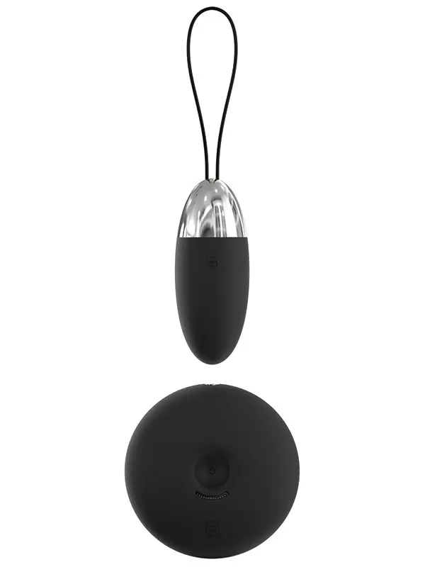 Два взаимоуправляемых вибратора: виброяйцо с пультом Luna Selene беспроводной – черный