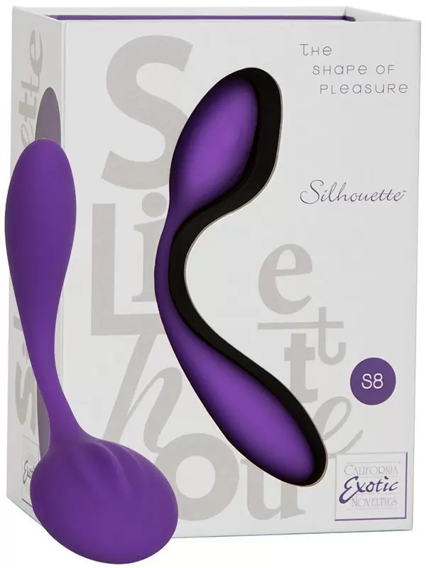 Перезаряжаемый вибромассажер Silhouette S8 гибкий – фиолетовый