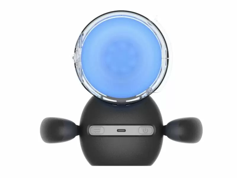 Инновационный робот-мастурбатор Black Knight Massaging Beads, Amovibe