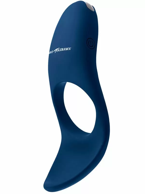 Эрекционное кольцо Evolved Cup 'Em с вибрацией, 7 скоростей, синий