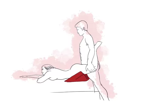 Подушка для любви малая Liberator Retail Wedge - фиолетовый