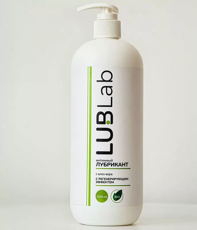 Регенерирующий лубрикант LUBLab, с алоэ вера, 1000 мл