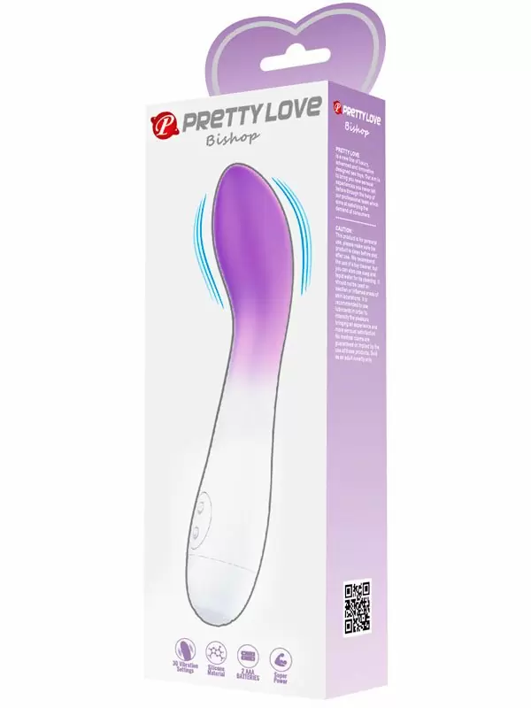 Оригинальный вибратор Baile Bishop, со стимуляцией зоны G, 30 режимов, 18,2 см