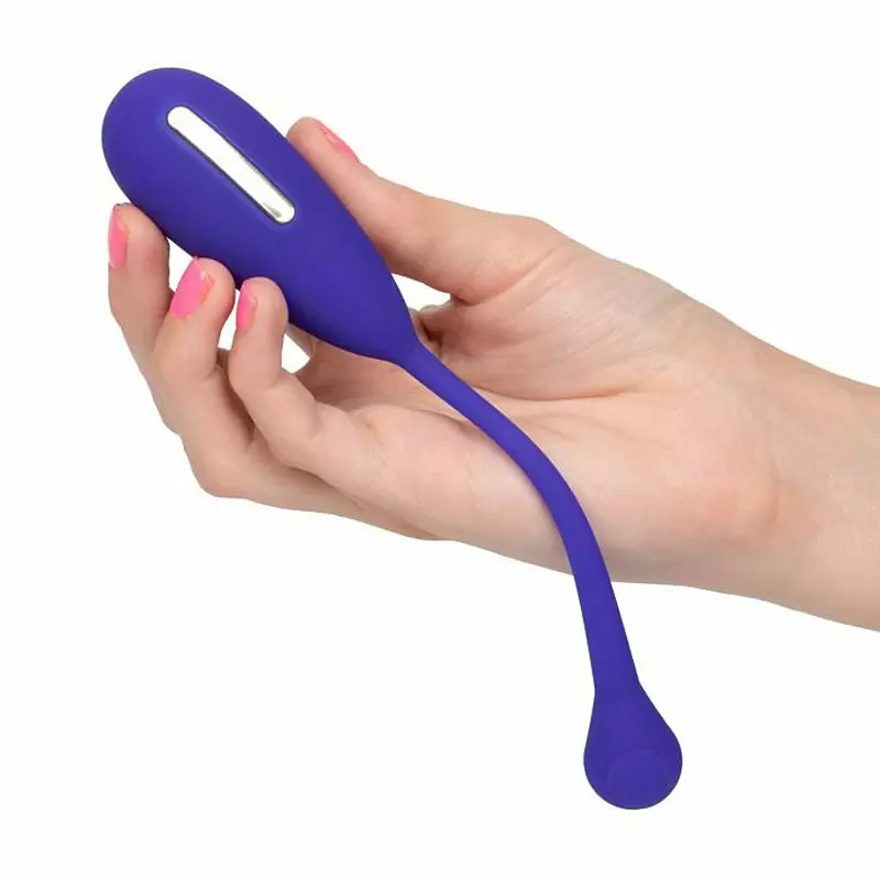 Виброяйцо Impuls Remote Kegel Exerciser с электростимуляцией – фиолетовый