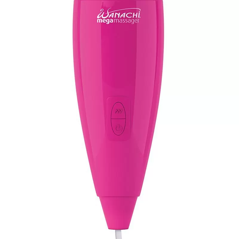 Огромный вибромассажер Mega Wanachi многофункциональный – розовый