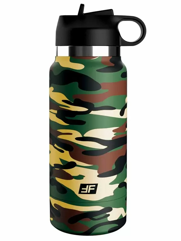 Нереалистичный мастурбатор Pipedream FAP FLASK, 22,8 см, в виде бутылки для воды, хаки