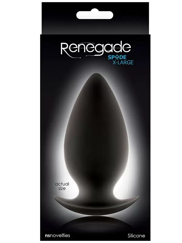 Анальная пробка Renegade Spades экстра большая	