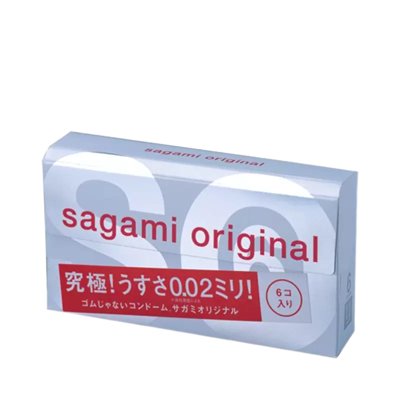 Набор для пар: Презервативы Sagami Original 0,02 - 6 шт. и Лубрикант на водной основе JO H2O Original, 30 мл