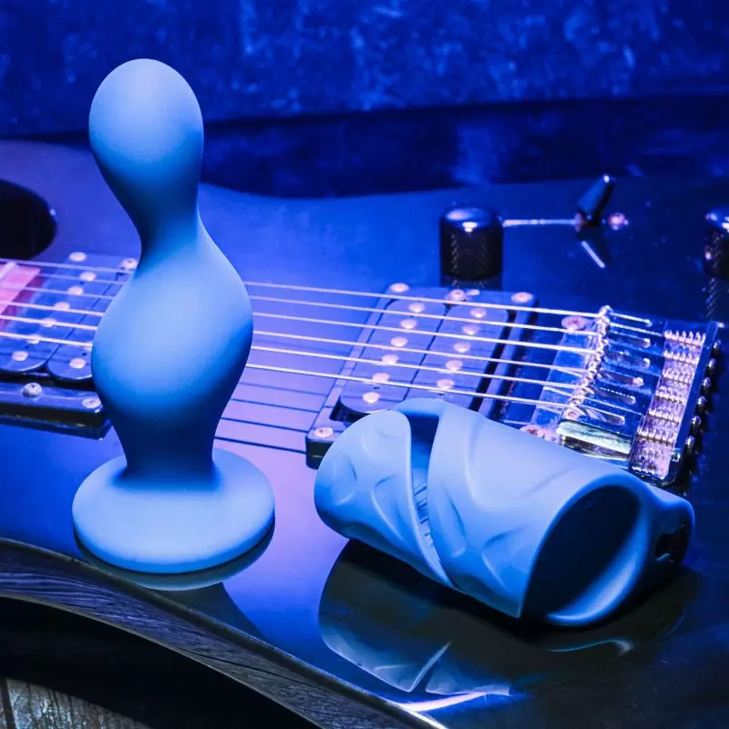 Мужской набор: массажер простаты и мастурбатор с вибрацией