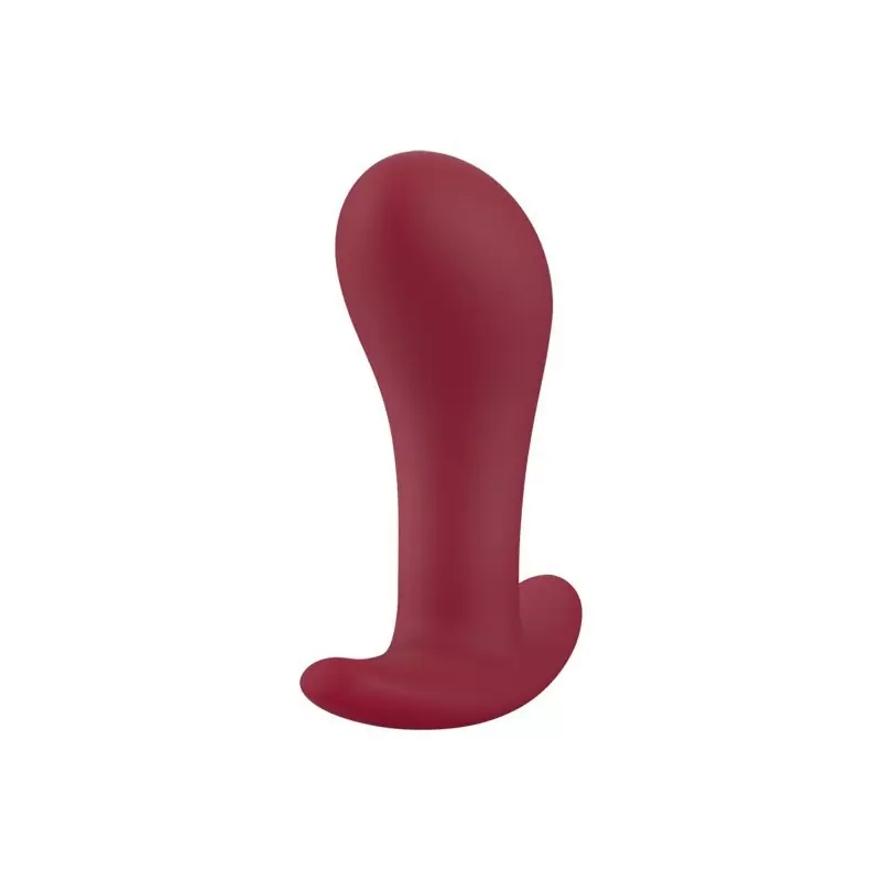 Компактная анальная пробка Fun Factory Bootie Small, 7,5 см, силикон, бордовая