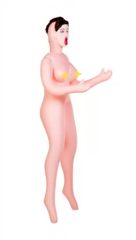 Надувная секс-кукла TOYFA Dolls-X Violet с реалистичной вставкой - телесный