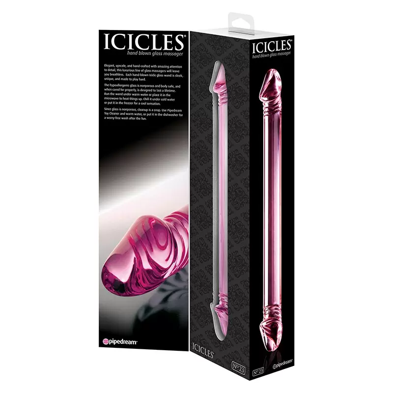 Фаллоимитатор двухголовый Icicles № 23