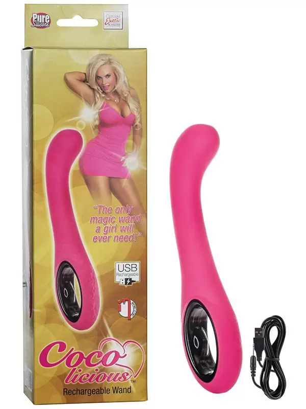 Вибромассажер Coco Licious Rechargeable Wand перезаряжаемый – розовый