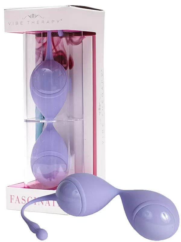 Вагинальные шарики Fascinate со смещенным центром тяжести – фиолетовые