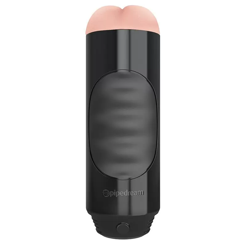 Мастурбатор анус Mega Grip Vibrating Stroker с вибрацией - телесный