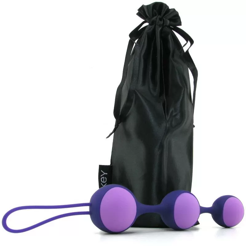 Набор из 3-х вагинальных шариков разного веса Stella III - Lavender