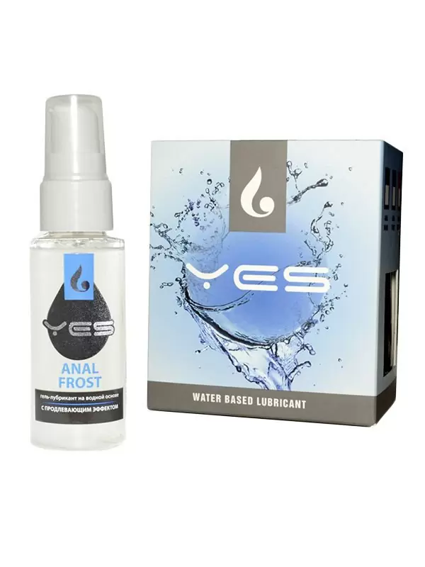 Продлевающий гель-лубрикант для анального секса на водной основе Yes Anal Frost – 30 мл