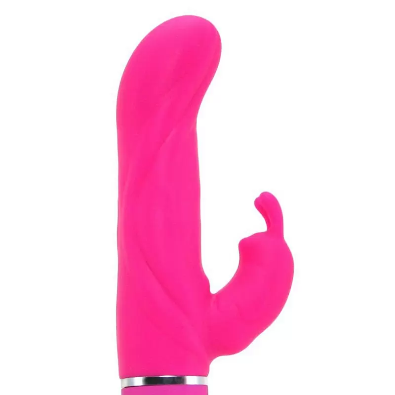 Вибромассажер Tantric Karma со стимуляцией клитора – розовый