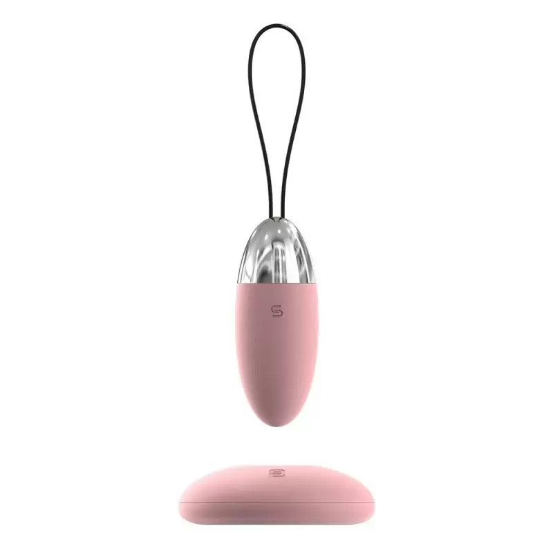 Два взаимоуправляемых вибратора: виброяйцо с пультом Luna Selene беспроводной – розовый
