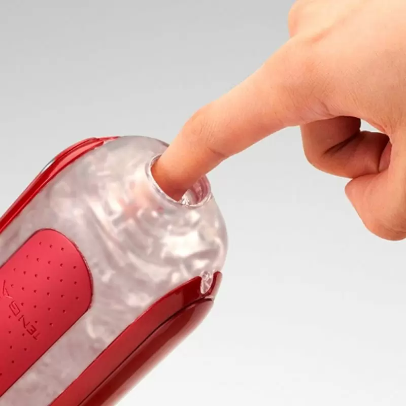 Элегантный мастурбатор с подогревом Tenga Flip Zero Red. 2 режима нагрева, 16 см, АБС/силикон