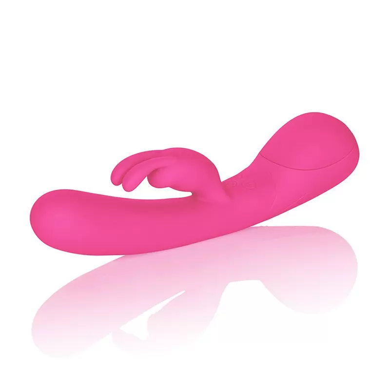 Вибромассажер Impress Rabbit со стимуляцией клитора – розовый
