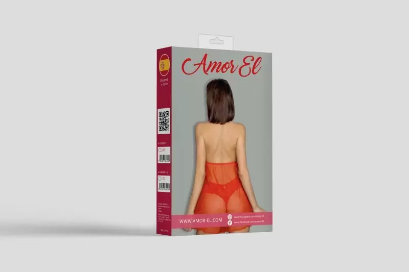 Эротическое платье Elche Amor El красное (L/XL)